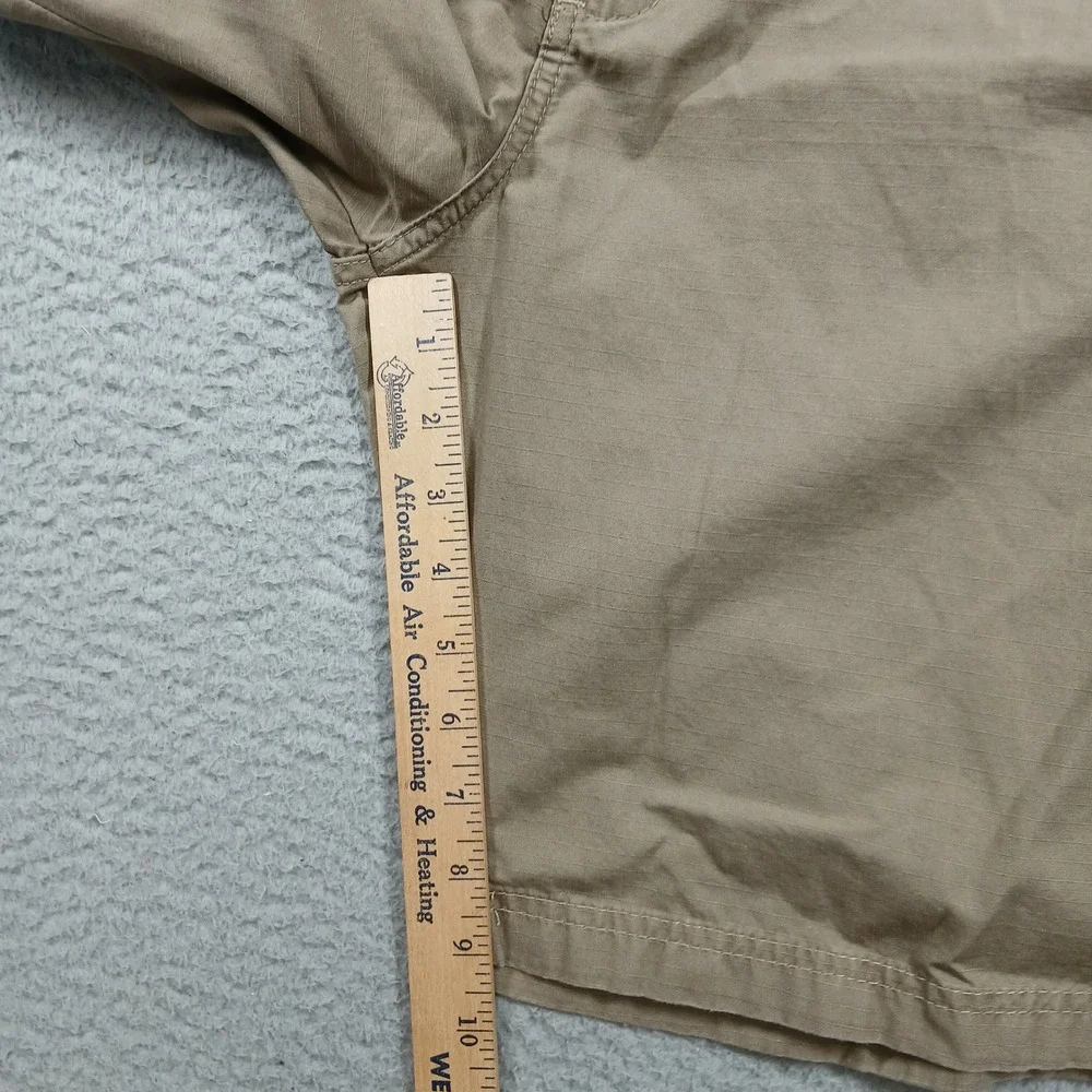 Wrangler Authentics Men's Cargo Shorts Size 46 Khaki Cotton Casual Pockets‎